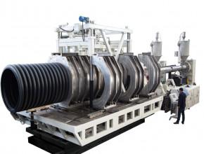 200mm-800mm HDPE Double-wall Corrugated pipe extrusion line (Horizontal type)